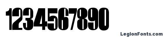 Harlem Bold Font, Number Fonts