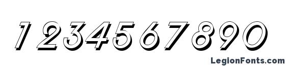 HarlonDB Normal Font, Number Fonts