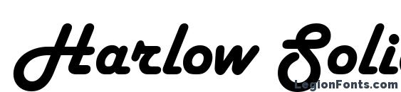 Шрифт Harlow Solid Italic