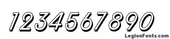 HarlowD Font, Number Fonts