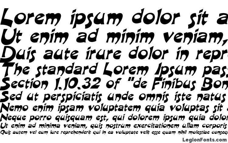 specimens Harquil Italic font, sample Harquil Italic font, an example of writing Harquil Italic font, review Harquil Italic font, preview Harquil Italic font, Harquil Italic font