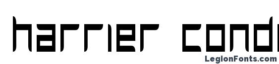 шрифт Harrier Condensed, бесплатный шрифт Harrier Condensed, предварительный просмотр шрифта Harrier Condensed