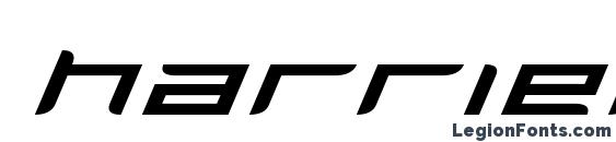 Шрифт Harrier Expanded Italic