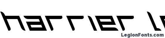 Harrier Leftalic Font