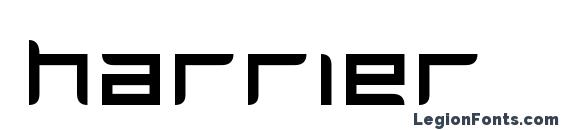 шрифт Harrier, бесплатный шрифт Harrier, предварительный просмотр шрифта Harrier