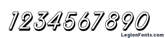Harrogate Regular Font, Number Fonts