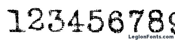 Harting Plain Font, Number Fonts