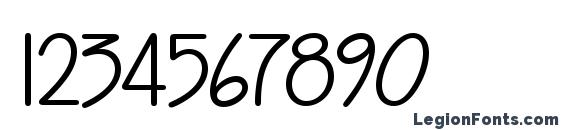 Harvey LET Plain.1.0 Font, Number Fonts