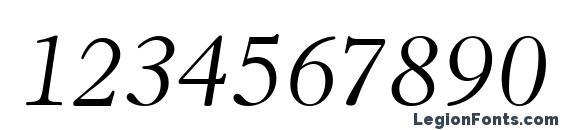 Hastings Italic Font, Number Fonts