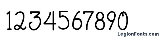 HavingWrit Heavy Font, Number Fonts