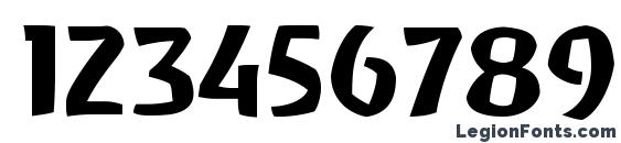 Hayate Regular Font, Number Fonts