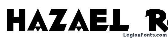 HAZAEL Regular Font