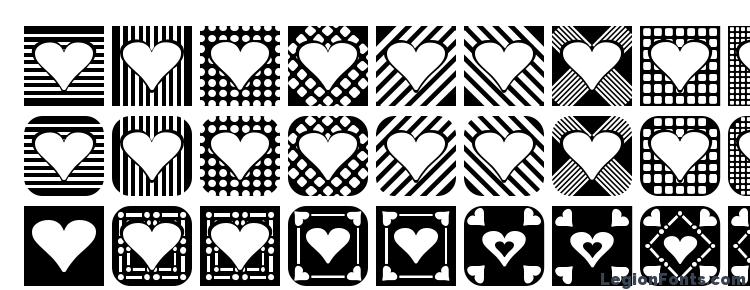 glyphs Heart things 2 font, сharacters Heart things 2 font, symbols Heart things 2 font, character map Heart things 2 font, preview Heart things 2 font, abc Heart things 2 font, Heart things 2 font