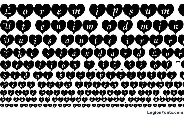 specimens Heartblack becker font, sample Heartblack becker font, an example of writing Heartblack becker font, review Heartblack becker font, preview Heartblack becker font, Heartblack becker font