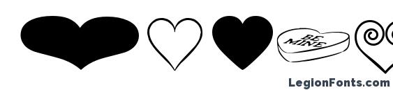 шрифт Hearts BV, бесплатный шрифт Hearts BV, предварительный просмотр шрифта Hearts BV