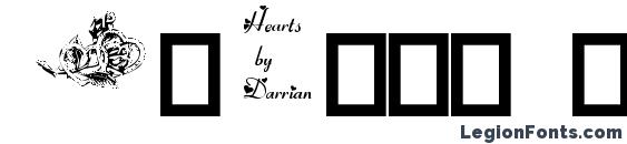Шрифт Hearts by Darrian