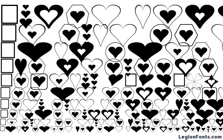 образцы шрифта Hearts, образец шрифта Hearts, пример написания шрифта Hearts, просмотр шрифта Hearts, предосмотр шрифта Hearts, шрифт Hearts