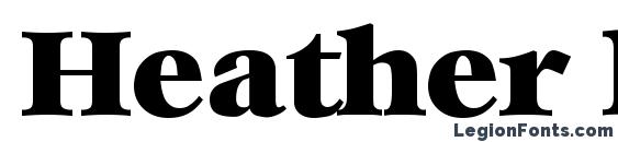 Heather Regular font, free Heather Regular font, preview Heather Regular font