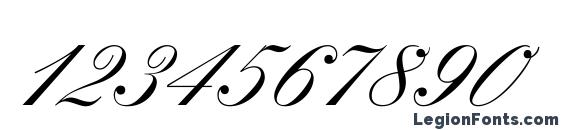 Heatherscriptc Font, Number Fonts
