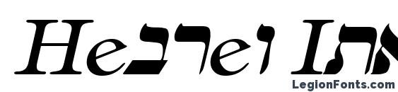 Шрифт Hebrew Italic