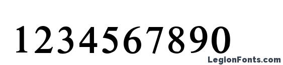 Hebrew Multimode Font, Number Fonts