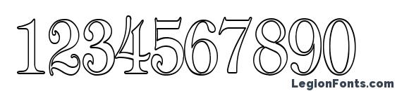 HebrewHC Font, Number Fonts