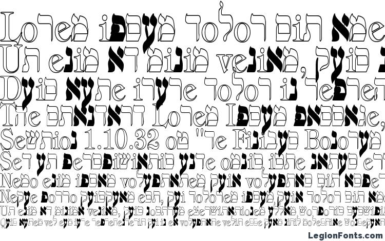 specimens HebrewHC font, sample HebrewHC font, an example of writing HebrewHC font, review HebrewHC font, preview HebrewHC font, HebrewHC font