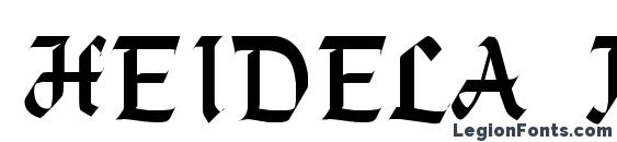 HEIDELA Regular Font, TTF Fonts