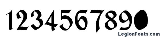 Heidelberg Regular Font, Number Fonts