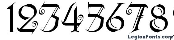 Heidorn Hill Font, Number Fonts