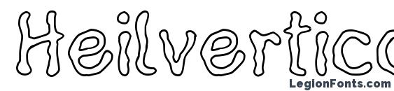шрифт Heilvertica, бесплатный шрифт Heilvertica, предварительный просмотр шрифта Heilvertica