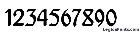 Heinrich Text Font, Number Fonts