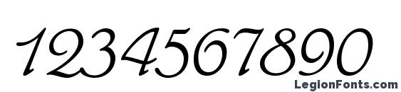 HeinrichScript Font, Number Fonts