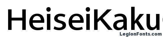 HeiseiKakuGoStd W5 font, free HeiseiKakuGoStd W5 font, preview HeiseiKakuGoStd W5 font