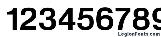 Heldustryft demi Font, Number Fonts