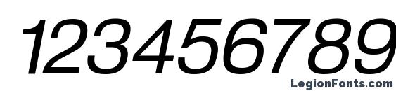 Heldustryft regular italic Font, Number Fonts