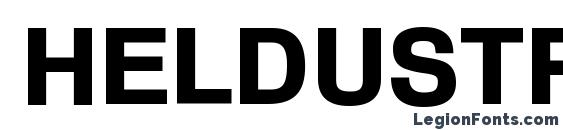 Heldustryftvbasic black Font, Modern Fonts