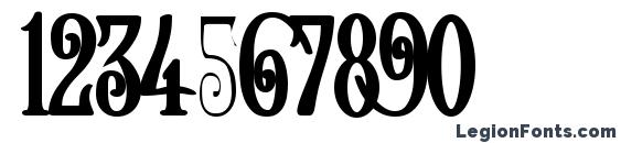Helena Bold Font, Number Fonts