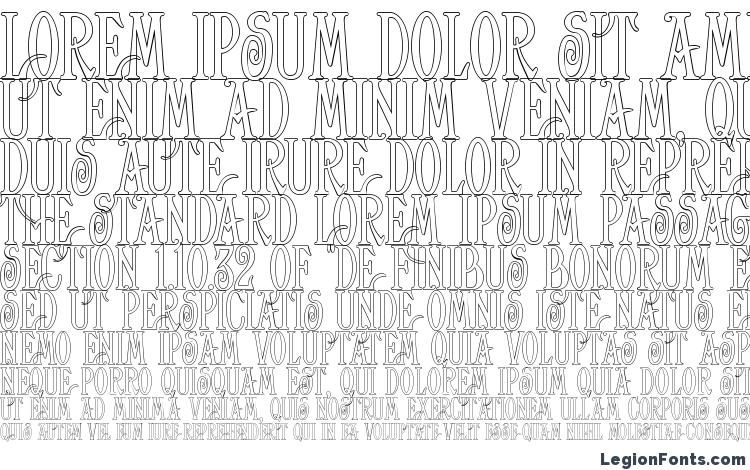 specimens Helena Outline font, sample Helena Outline font, an example of writing Helena Outline font, review Helena Outline font, preview Helena Outline font, Helena Outline font