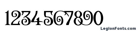 Helena Squat Font, Number Fonts