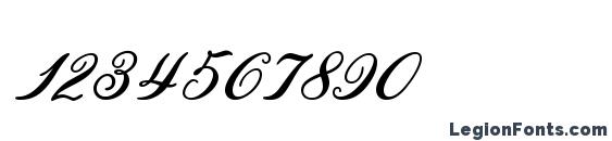 HelenaScript ES Font, Number Fonts