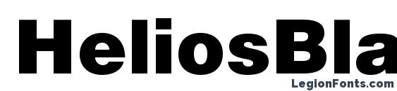 шрифт HeliosBlack, бесплатный шрифт HeliosBlack, предварительный просмотр шрифта HeliosBlack