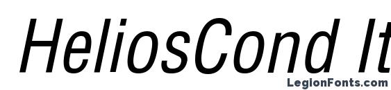 HeliosCond Italic Font
