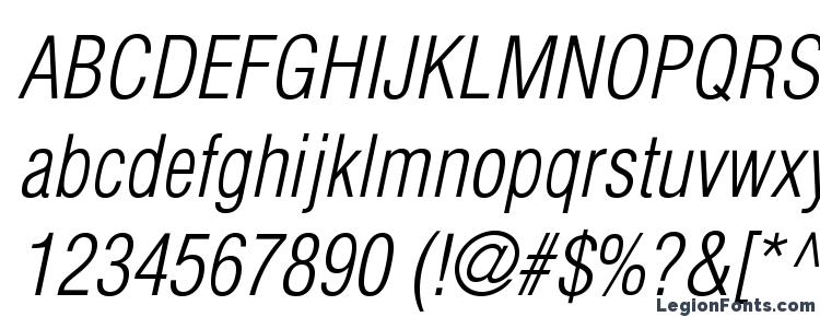 глифы шрифта HeliosCondLight Italic, символы шрифта HeliosCondLight Italic, символьная карта шрифта HeliosCondLight Italic, предварительный просмотр шрифта HeliosCondLight Italic, алфавит шрифта HeliosCondLight Italic, шрифт HeliosCondLight Italic