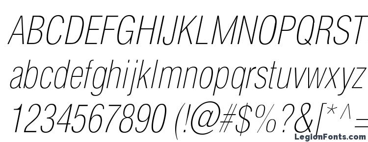 глифы шрифта Helioscondthinc italic, символы шрифта Helioscondthinc italic, символьная карта шрифта Helioscondthinc italic, предварительный просмотр шрифта Helioscondthinc italic, алфавит шрифта Helioscondthinc italic, шрифт Helioscondthinc italic