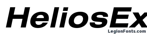 шрифт HeliosExt Bold Italic, бесплатный шрифт HeliosExt Bold Italic, предварительный просмотр шрифта HeliosExt Bold Italic