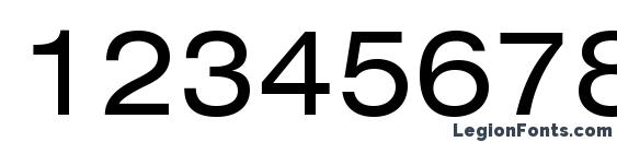 HeliosExt Font, Number Fonts