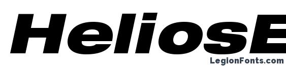 Шрифт HeliosExtBlack Italic