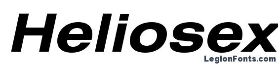 Heliosextc bolditalic Font