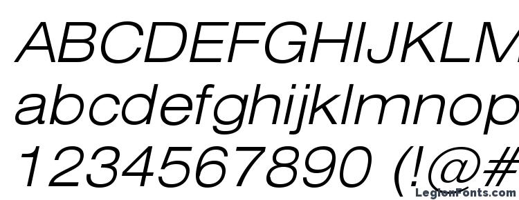 глифы шрифта Heliosextlightc italic, символы шрифта Heliosextlightc italic, символьная карта шрифта Heliosextlightc italic, предварительный просмотр шрифта Heliosextlightc italic, алфавит шрифта Heliosextlightc italic, шрифт Heliosextlightc italic